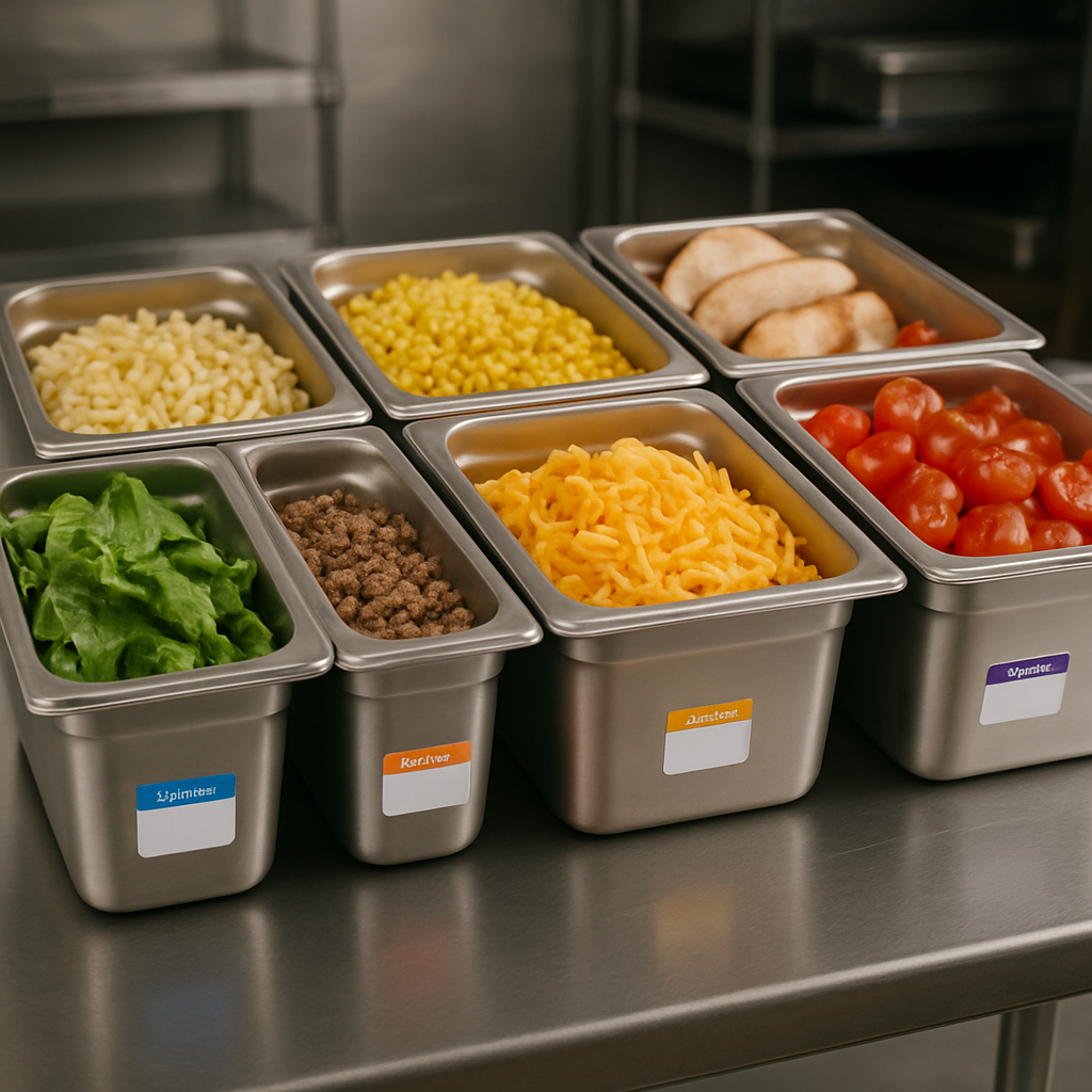 Rectangular Food Rotation Labels