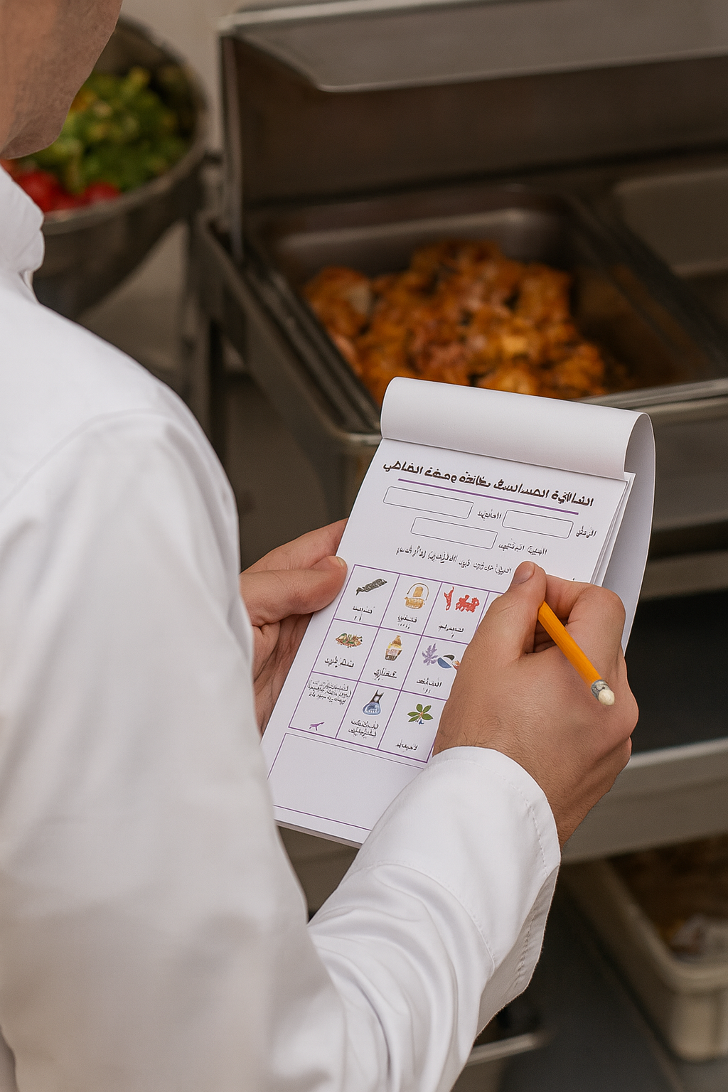 Allergens: Chef Recipe Notepads