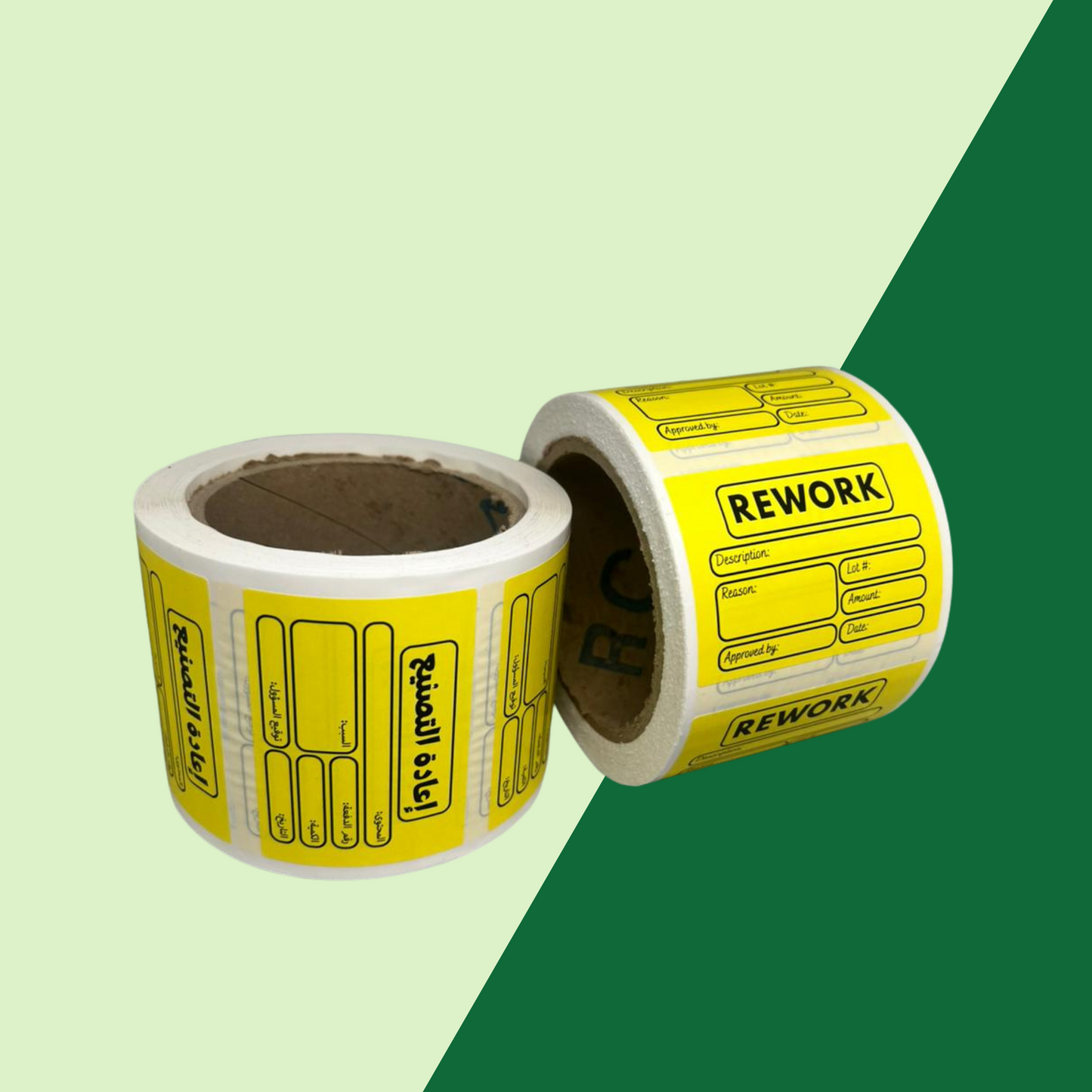 Rework Tag Label