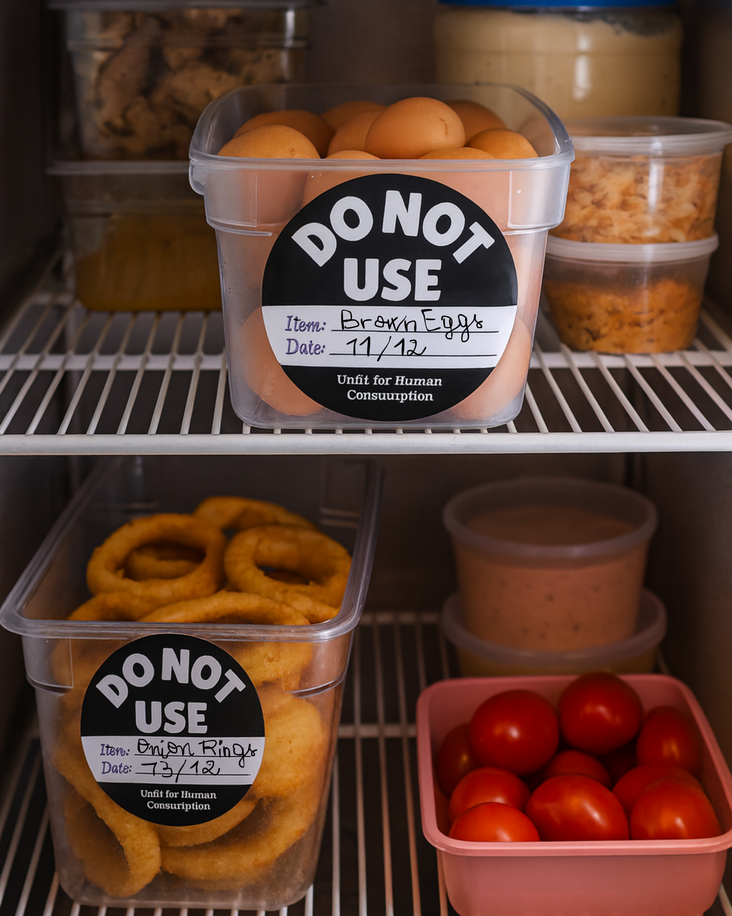 Do Not Use Dot Label