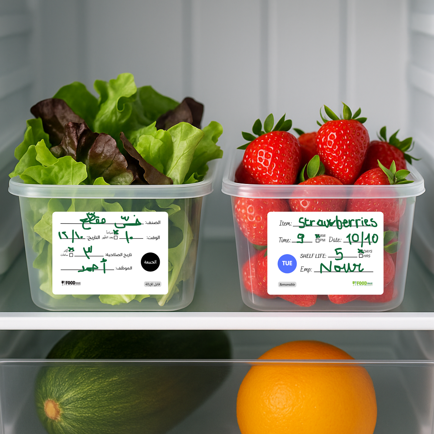 Shelf-life Label for Fresh Produce