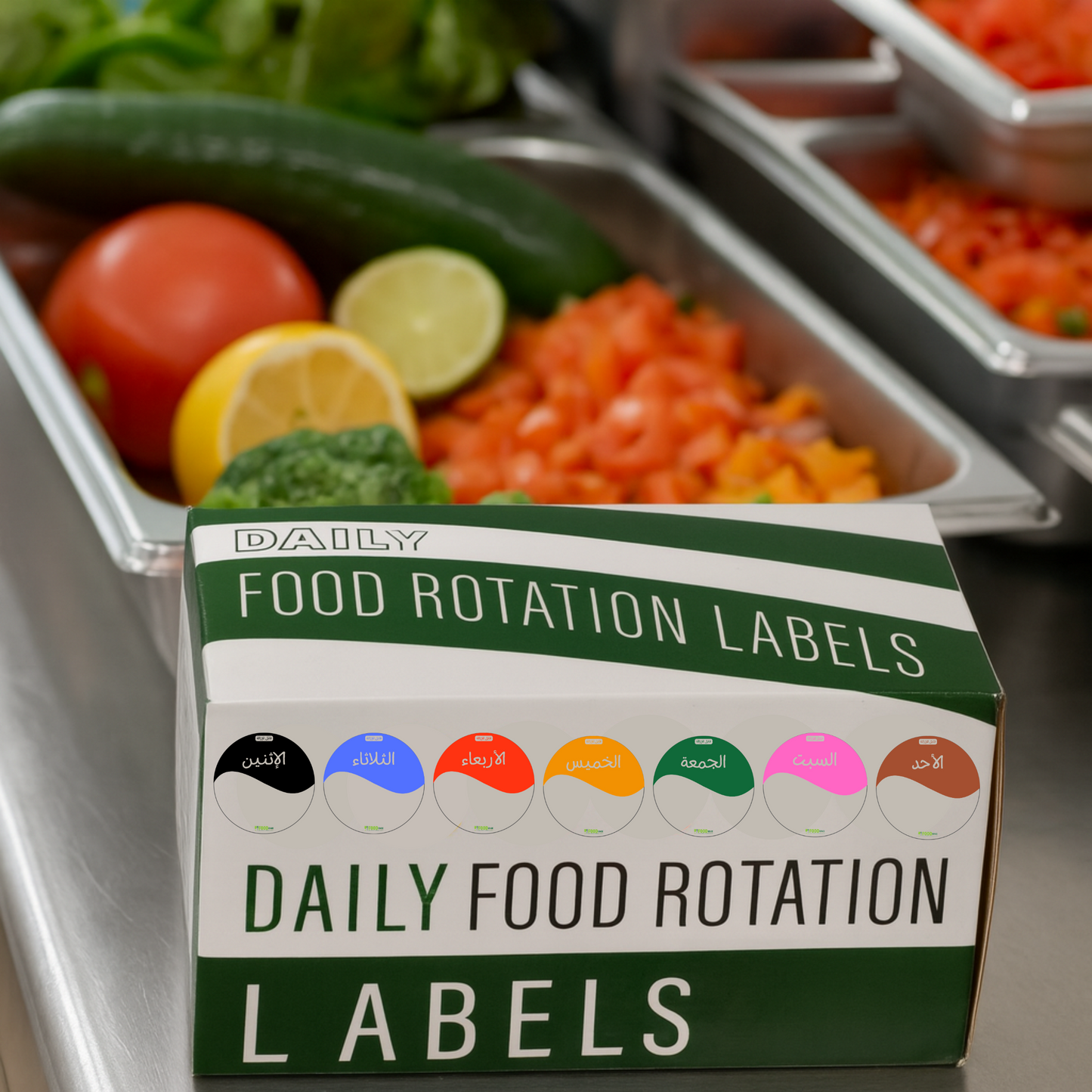 Food Rotation Dot Labels