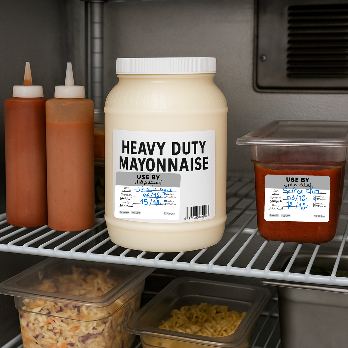 Use By Food Label