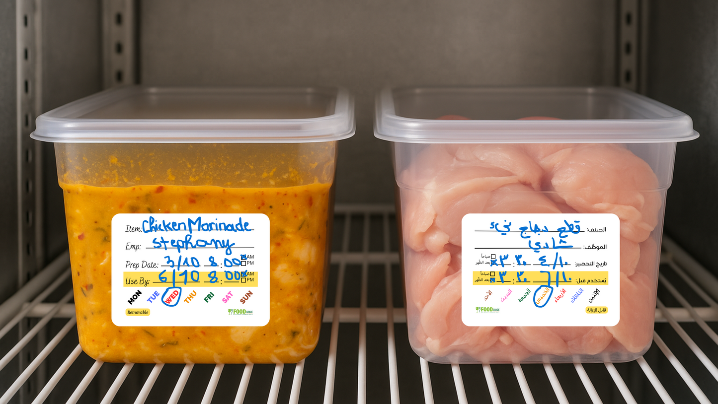 Food Identification Label