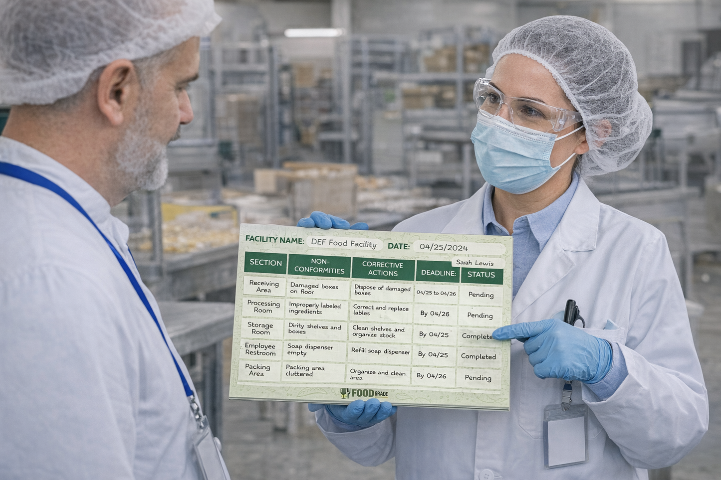 Audit Summary Table Notepad