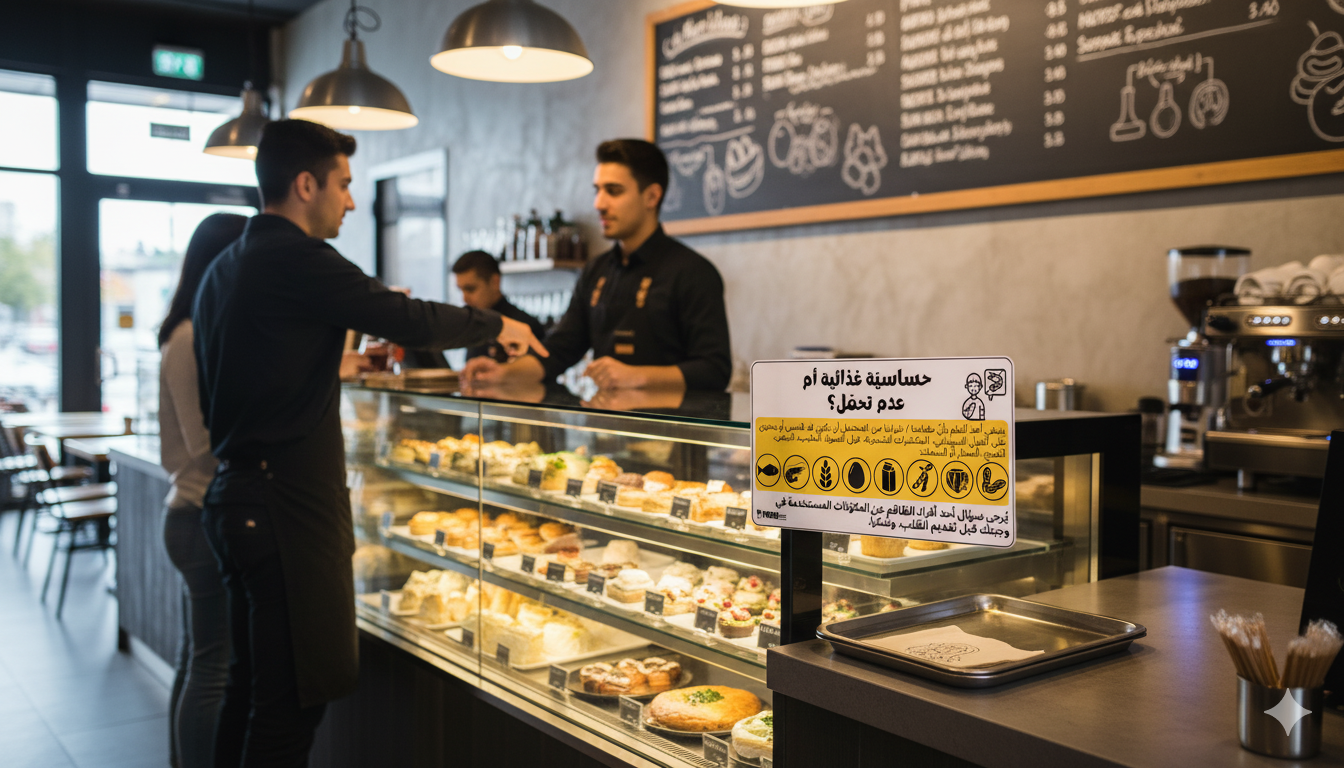 Food Allergy Notice Label Pack