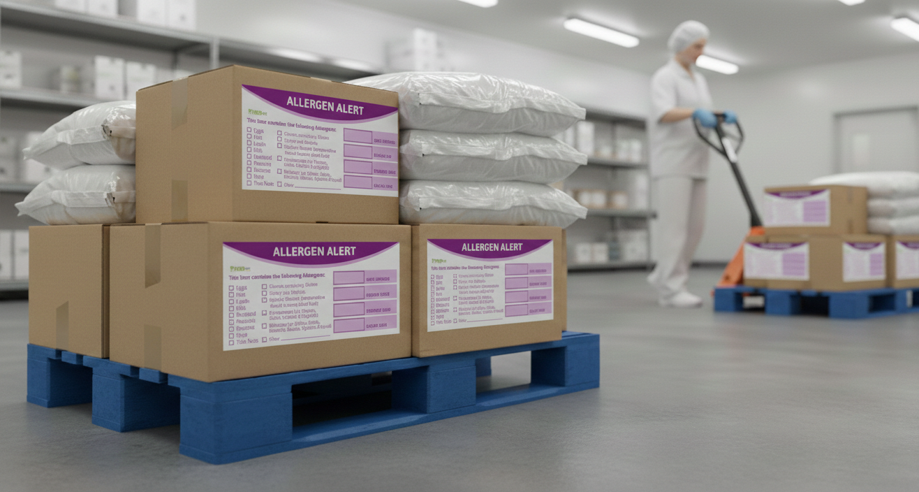 Allergen Declaration Labels