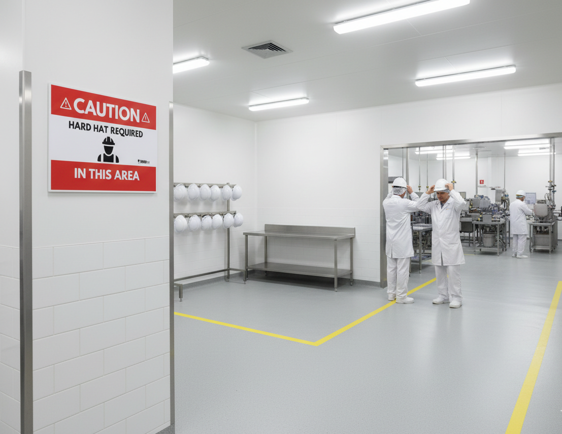 Hard Hat Required Sign