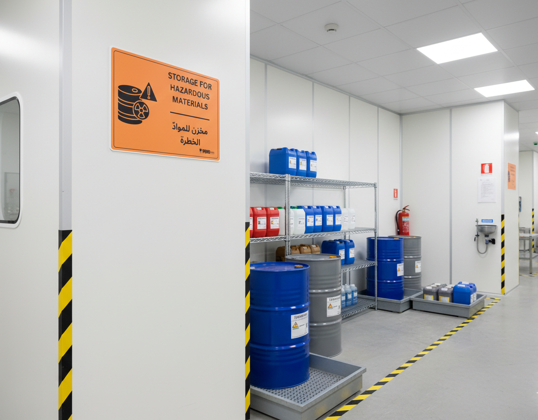 Area Segregation Signs