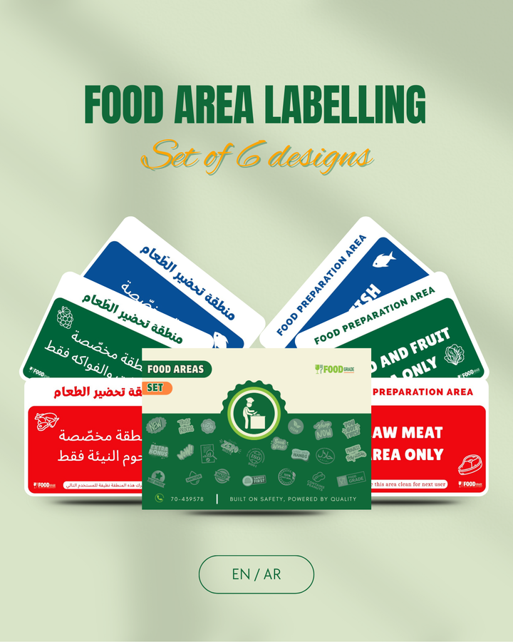 Food Area Labelling Booklet – Food Grade