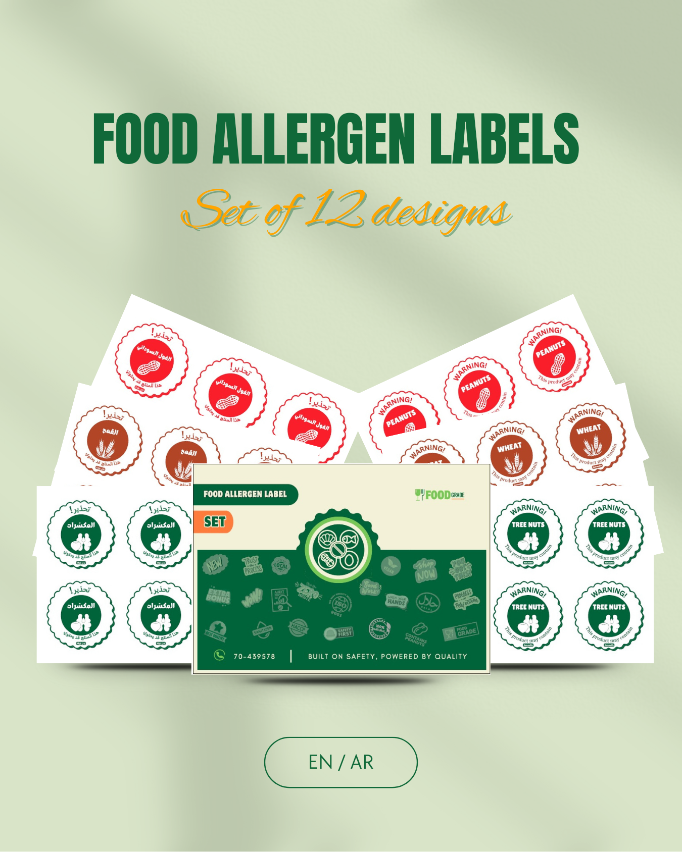 Allergen Warning Label Booklet