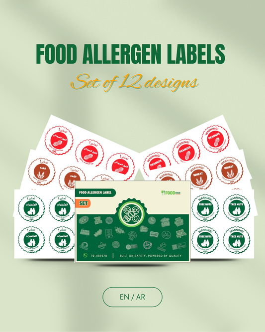 Allergen Warning Label Booklet
