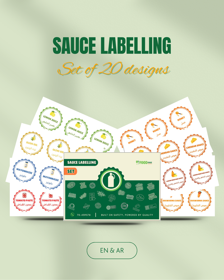 Sauce Labelling Booklet – Food Grade