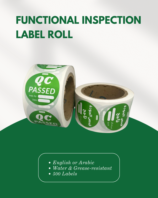 Functional Inspection Label Roll