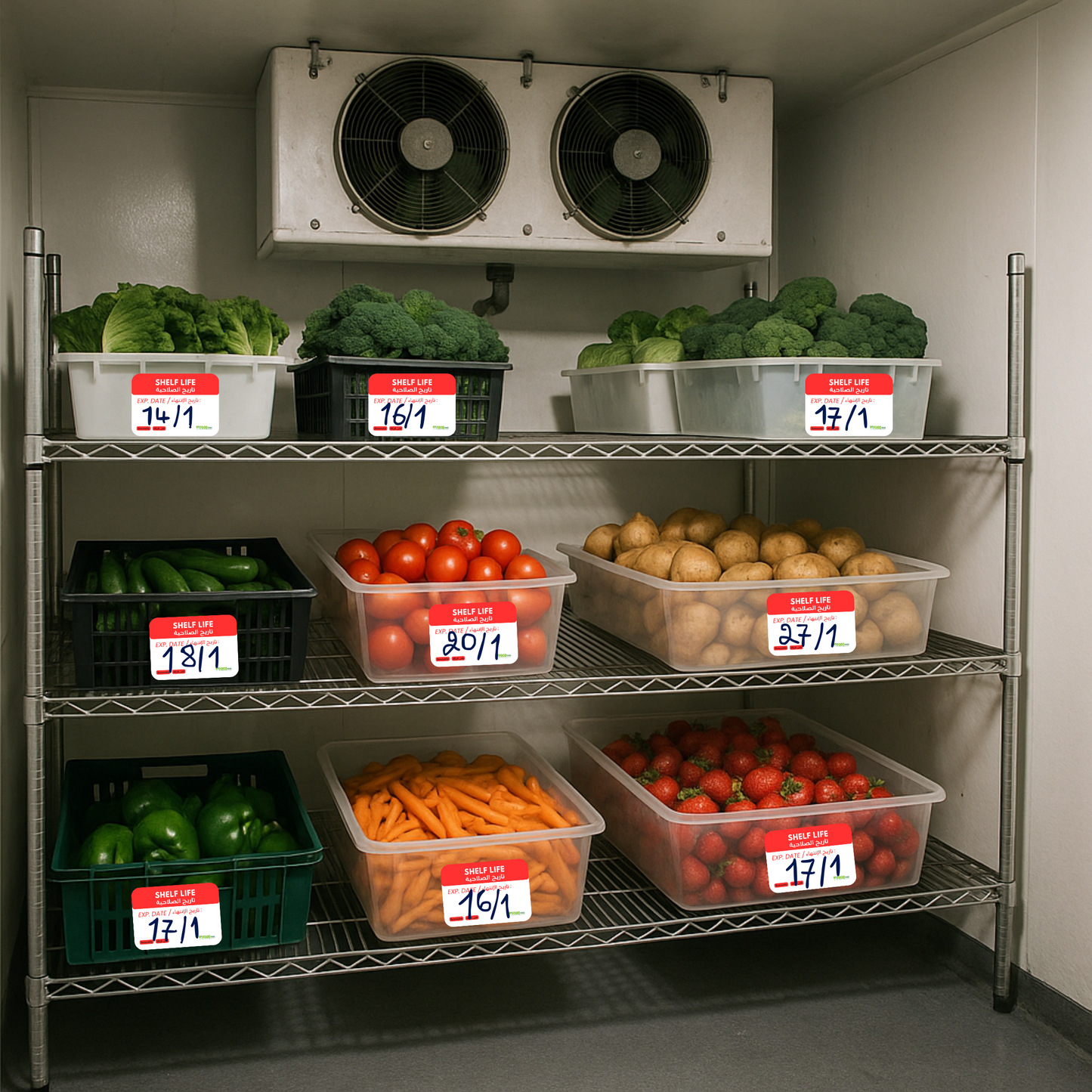 Short Shelf-life Label for Fresh Produce