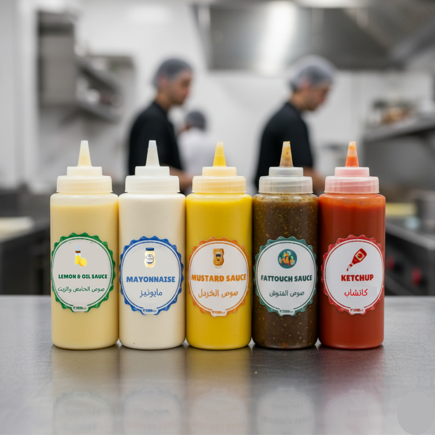 Set of Sauce Labels